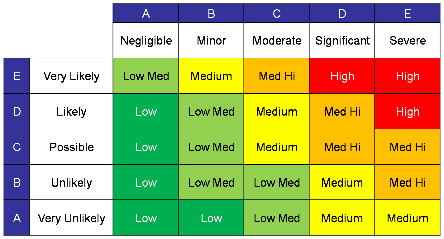 Risk Matrix. Risk Matrix 5x5. Матрица 5х5 риски. Оценки рисков probability likely unlikely.