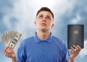 Comparing the Value of Faith and Money